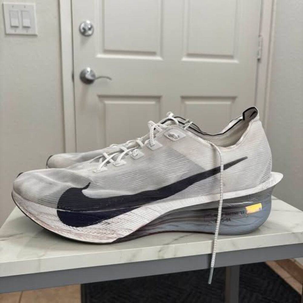 Nike Vaporfly 3 Running Shoes Size 15 White Grey Mesh